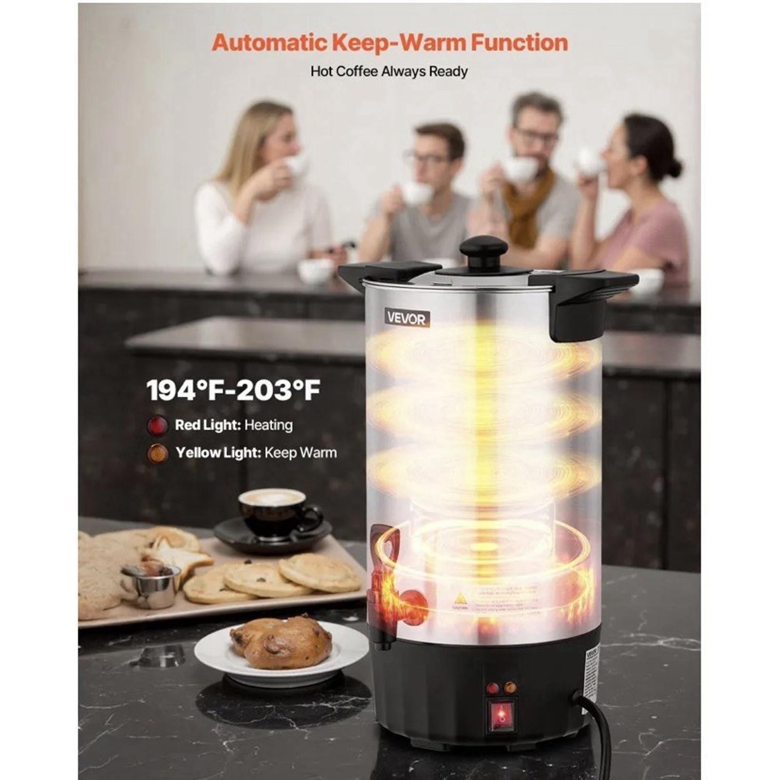 Vevor Electric Coffee Urn Wnskft10 Commercial Coffee Maker