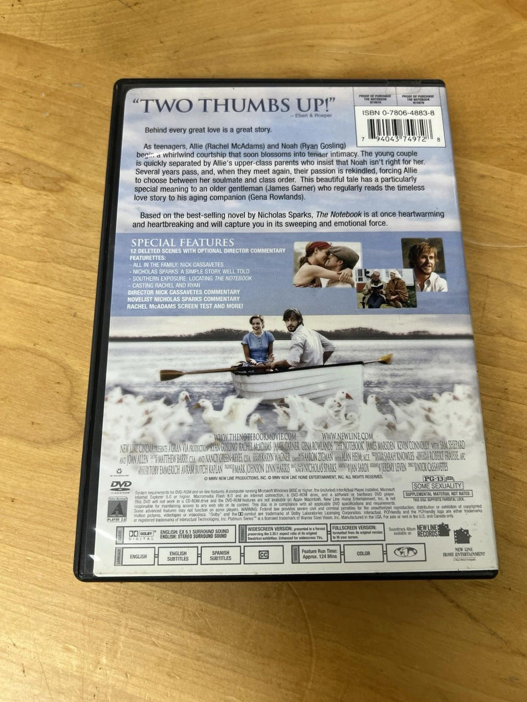 The Notebook (DVD, 2004)