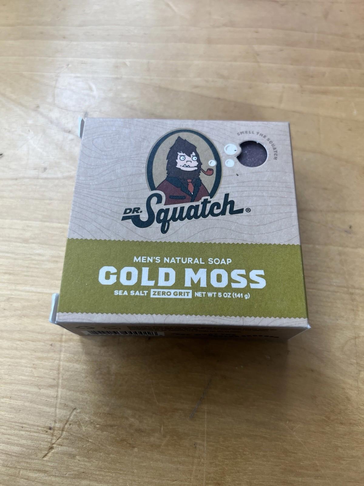 Dr. Squatch Gold Moss Bar Soap