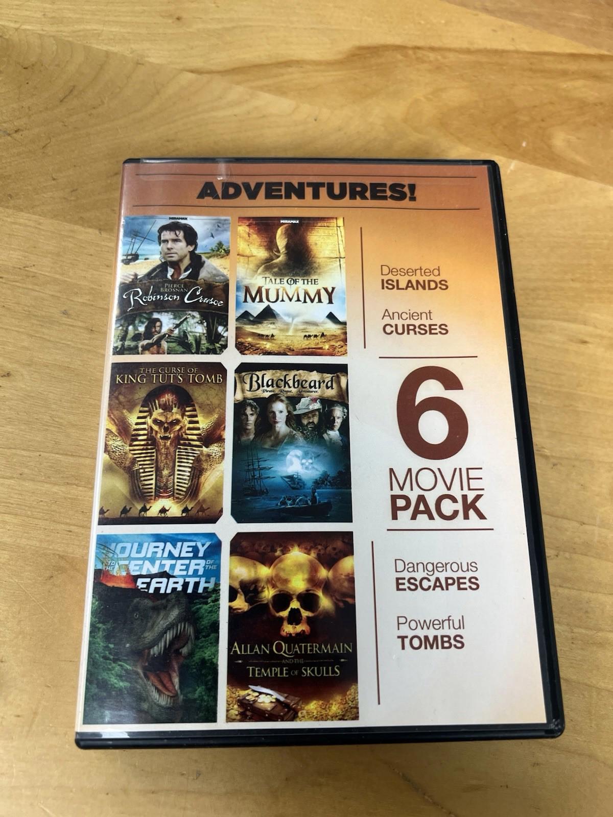 6-Movie Pack: Adventure! DVDs