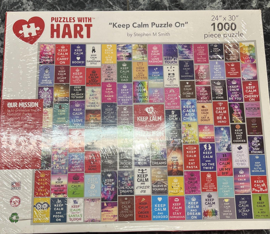 Keep Calm Puzzle On Puzzle by Steve Smith