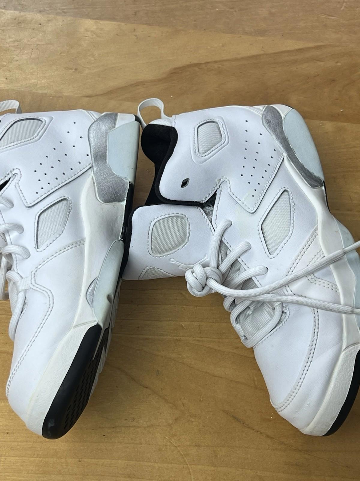 Nike Jordan Flight Club 91 "White Metallic Silver" Size 2.5y