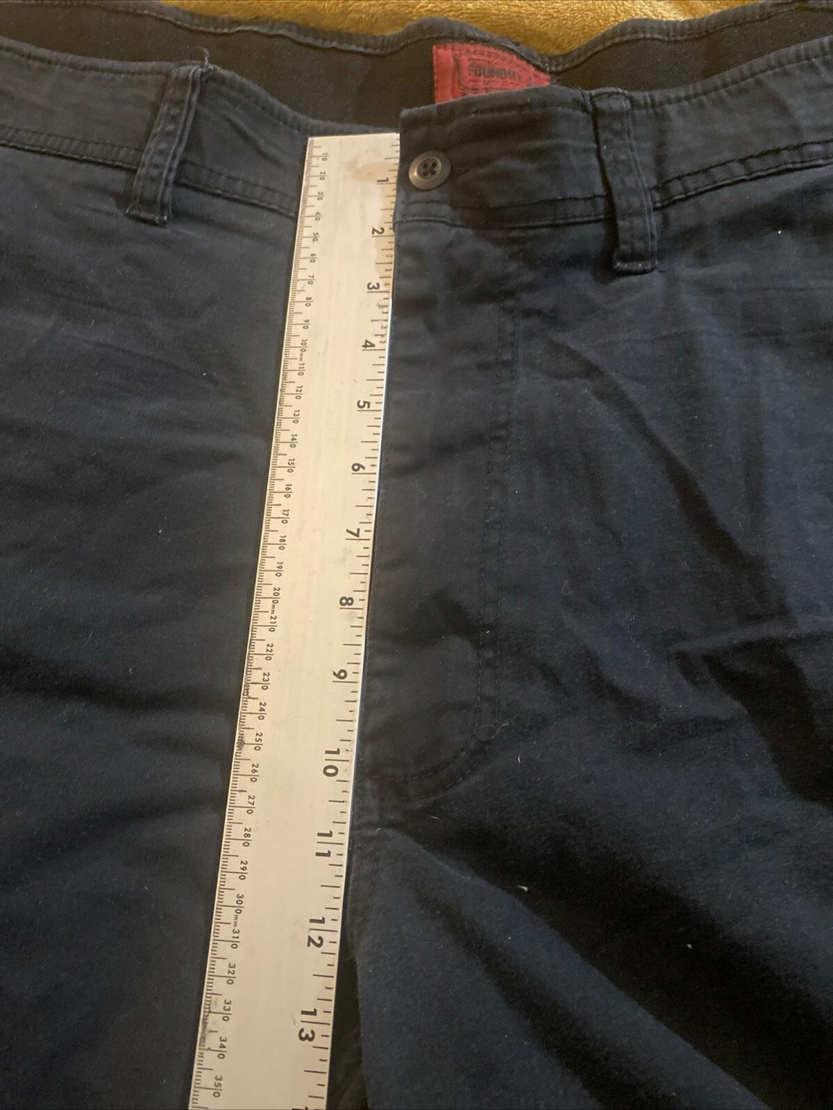 foundry Black Flex cargo shorts Size 52 Stretch Waist Band