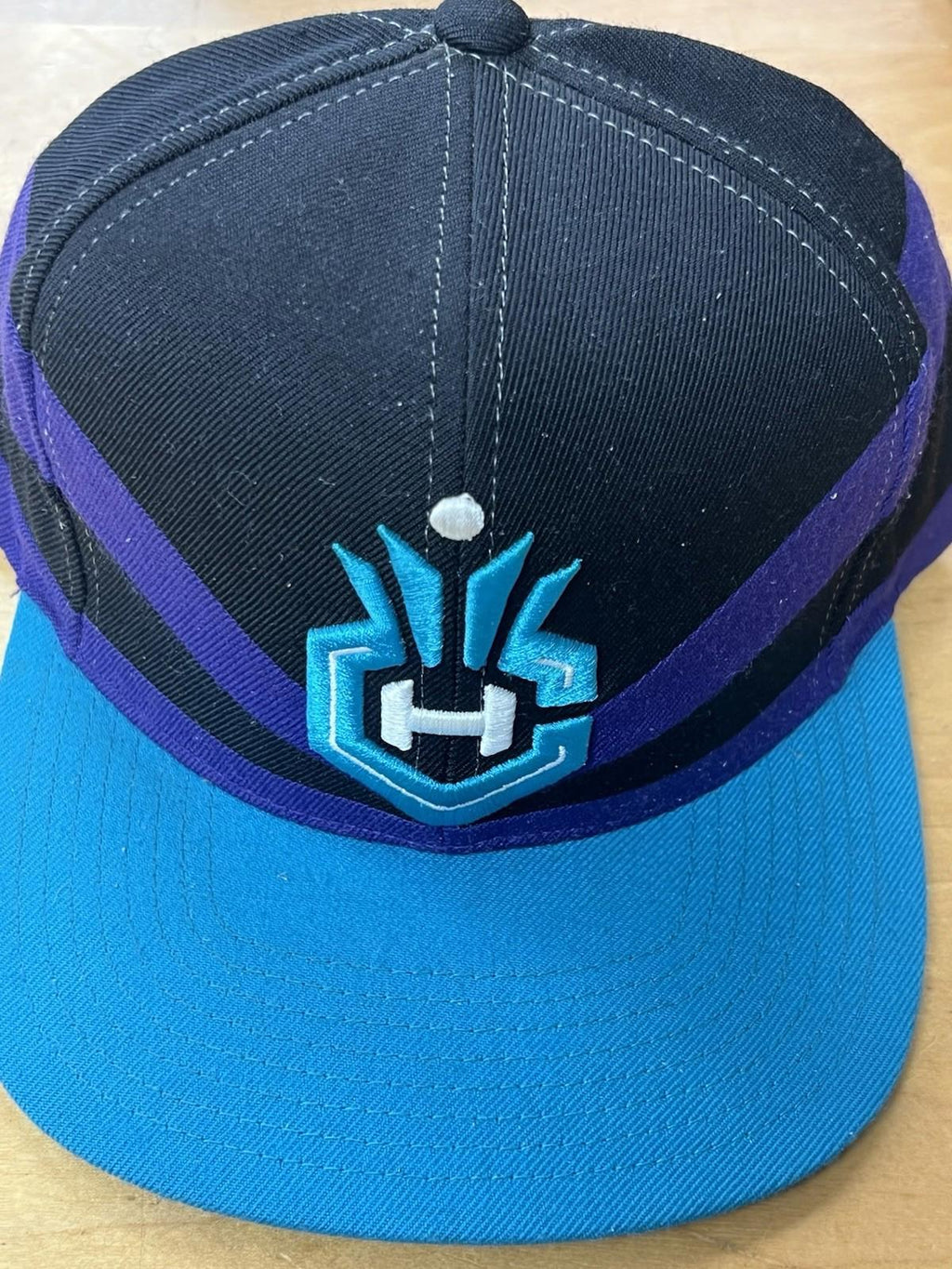 Charlotte Hornets Mitchell & Ness Teal Black Trim Snapback  Hat 2014