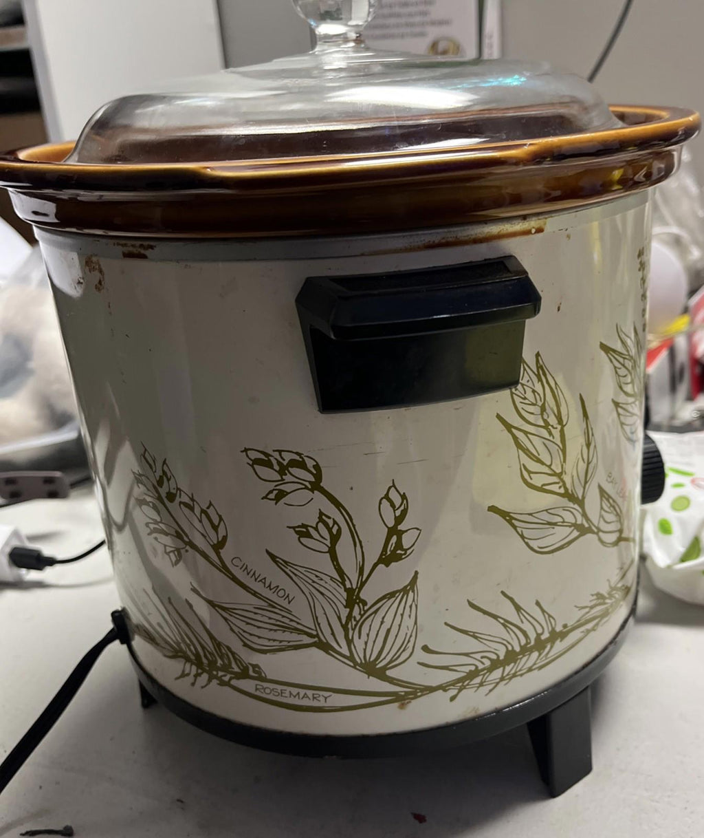 Vtg Hamilton Beach Model 415 Crock Watcher 4 Qt Slow Cooker