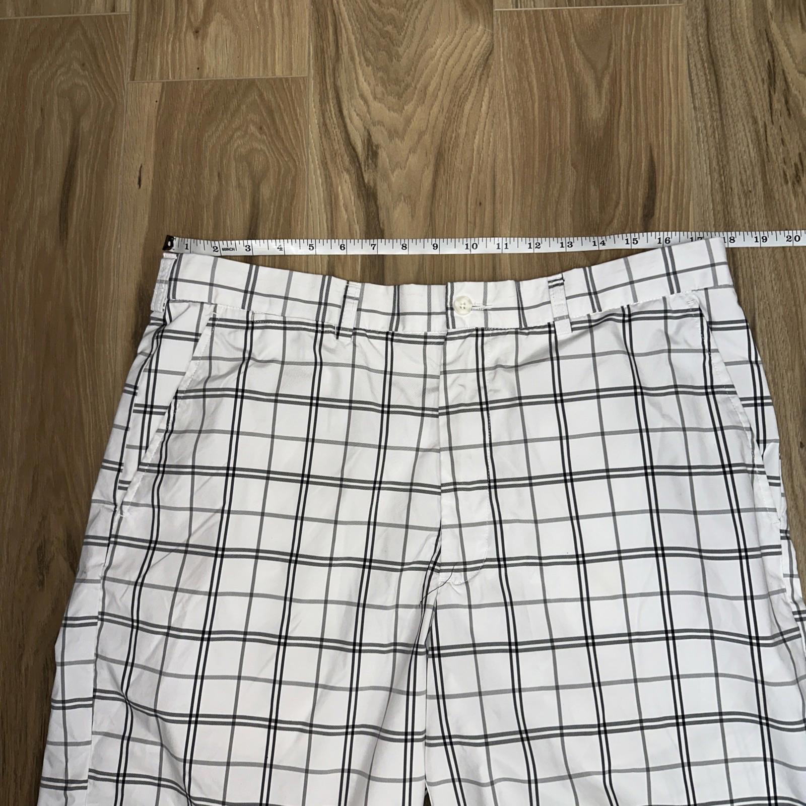 Ben Hogan Performance Golf Shorts Mens 34 White Black Active