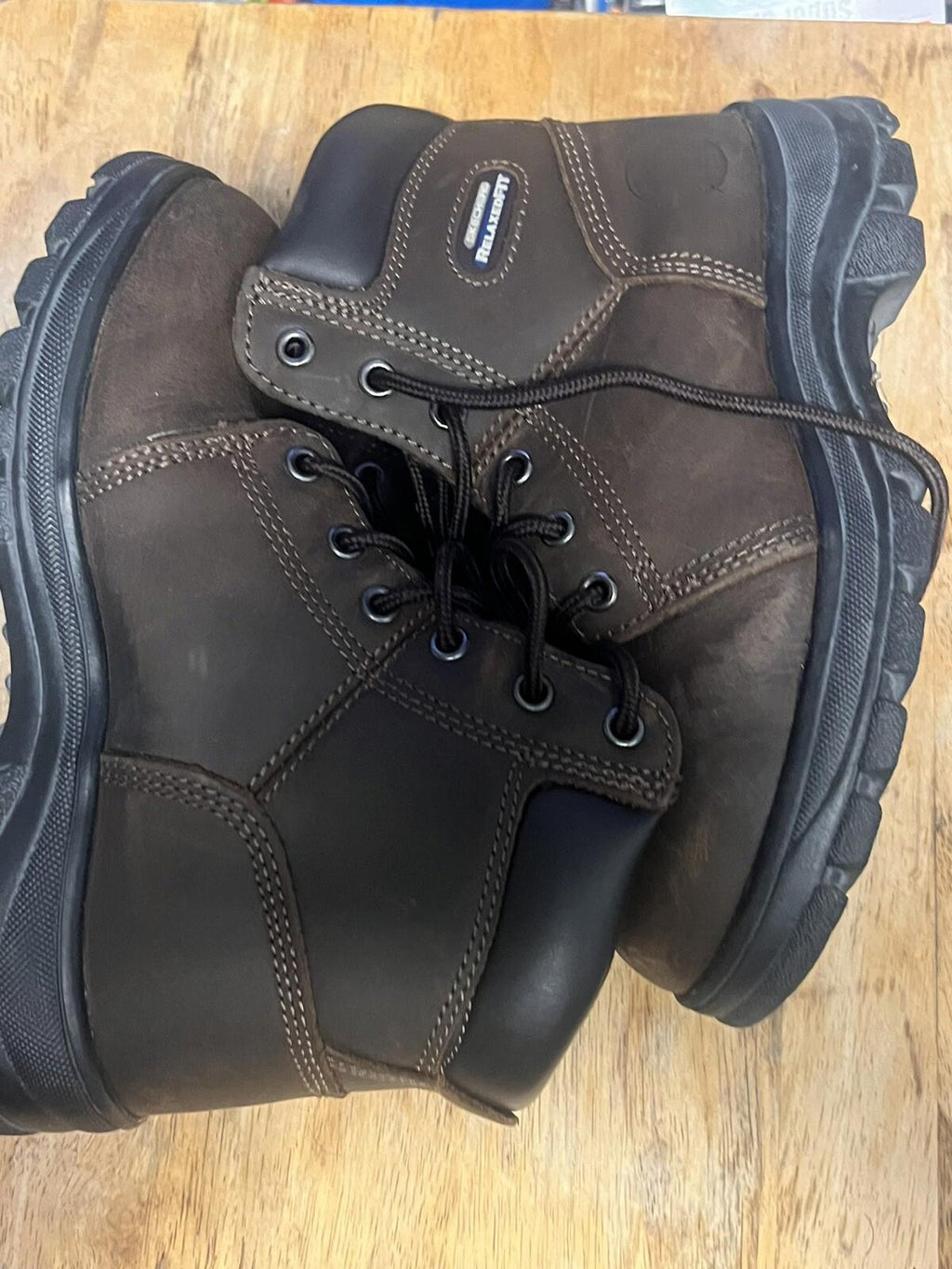 Skechers Relaxed Fit Women 6.5 76561 Workshire Steel Toe