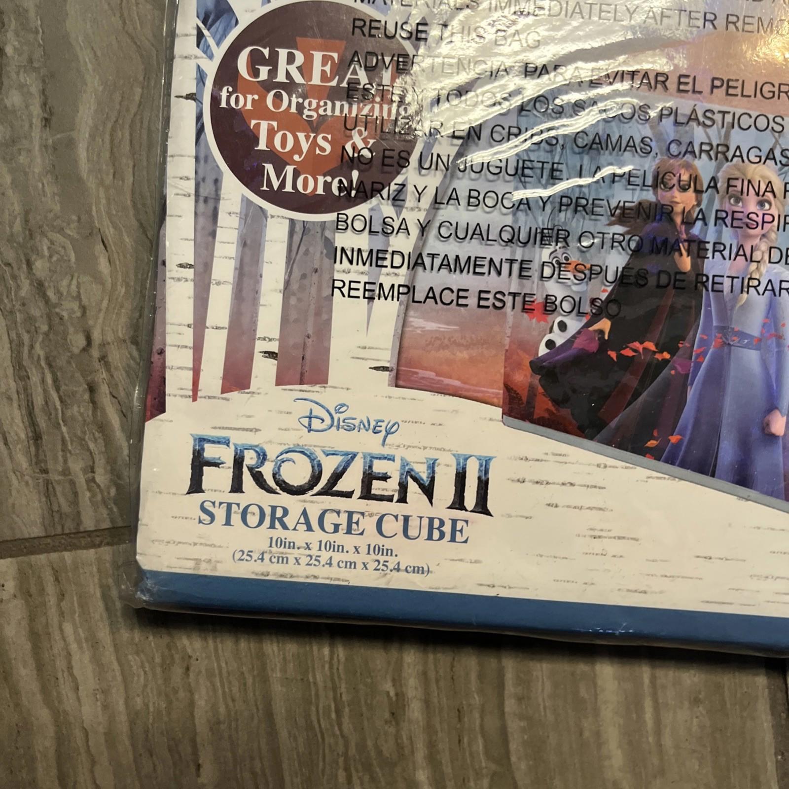 Disney Frozen 2 Collapsible Storage Cube 10in x 10in x 10in