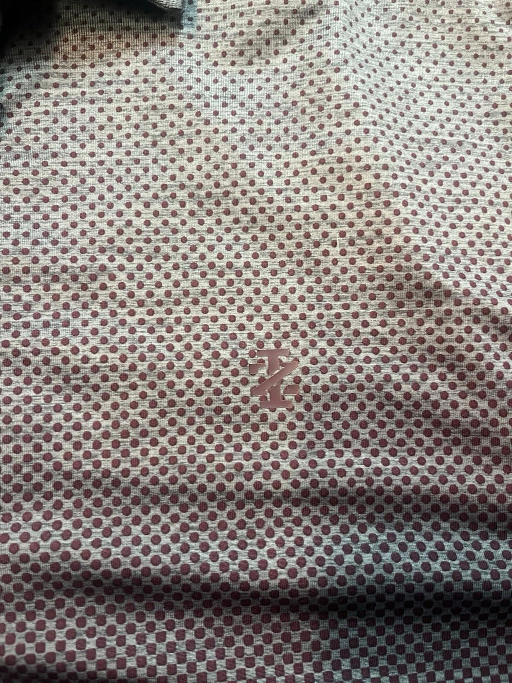 Izod Golf Stretch Burgundy Gray Short Sleeve 2XLT Polo