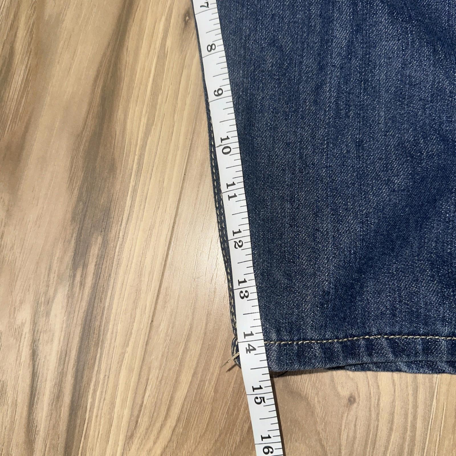Jeanetix Blue Denim Hip Hop Bermuda Shorts Size 40