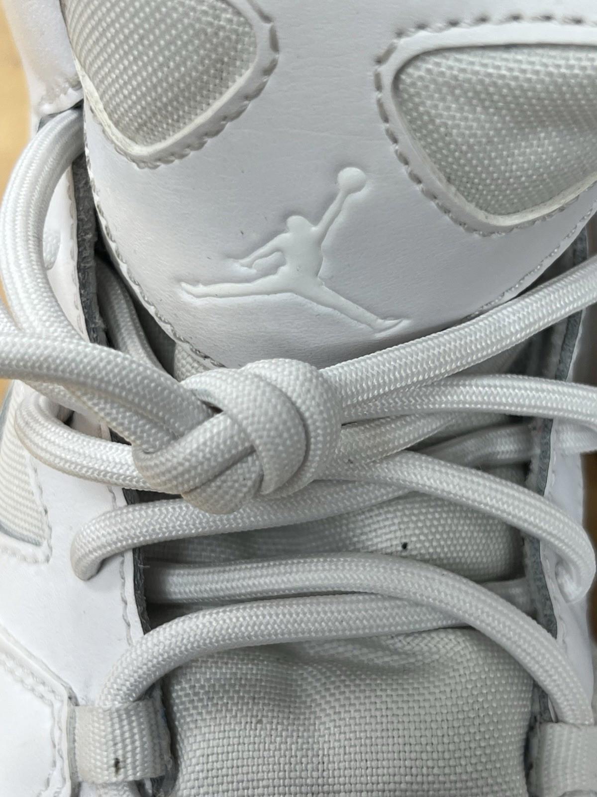 Nike Jordan Flight Club 91 "White Metallic Silver" Size 2.5y