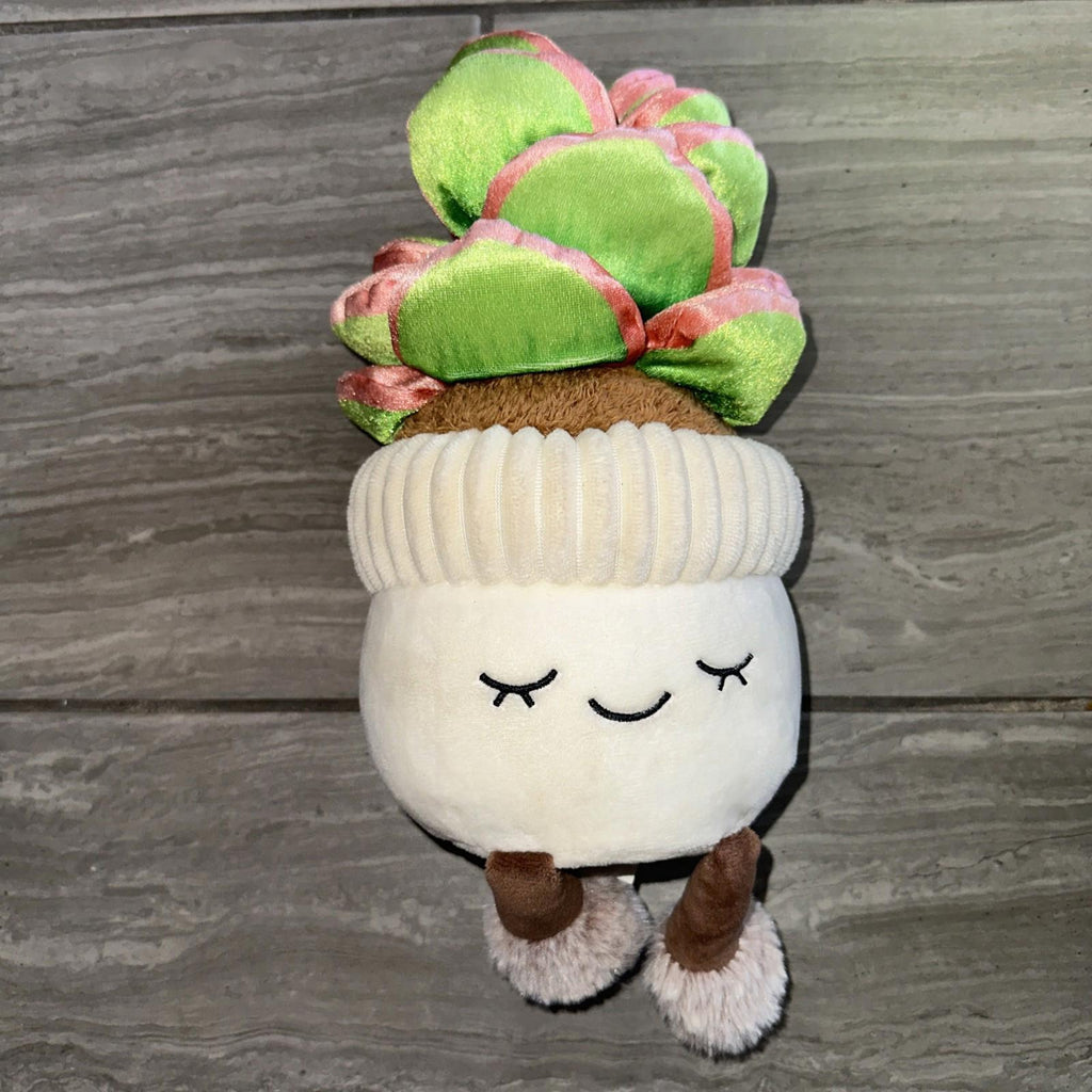 Greenhouse Russ Succulent 12 Plush Potted Plant Shelf Sitter