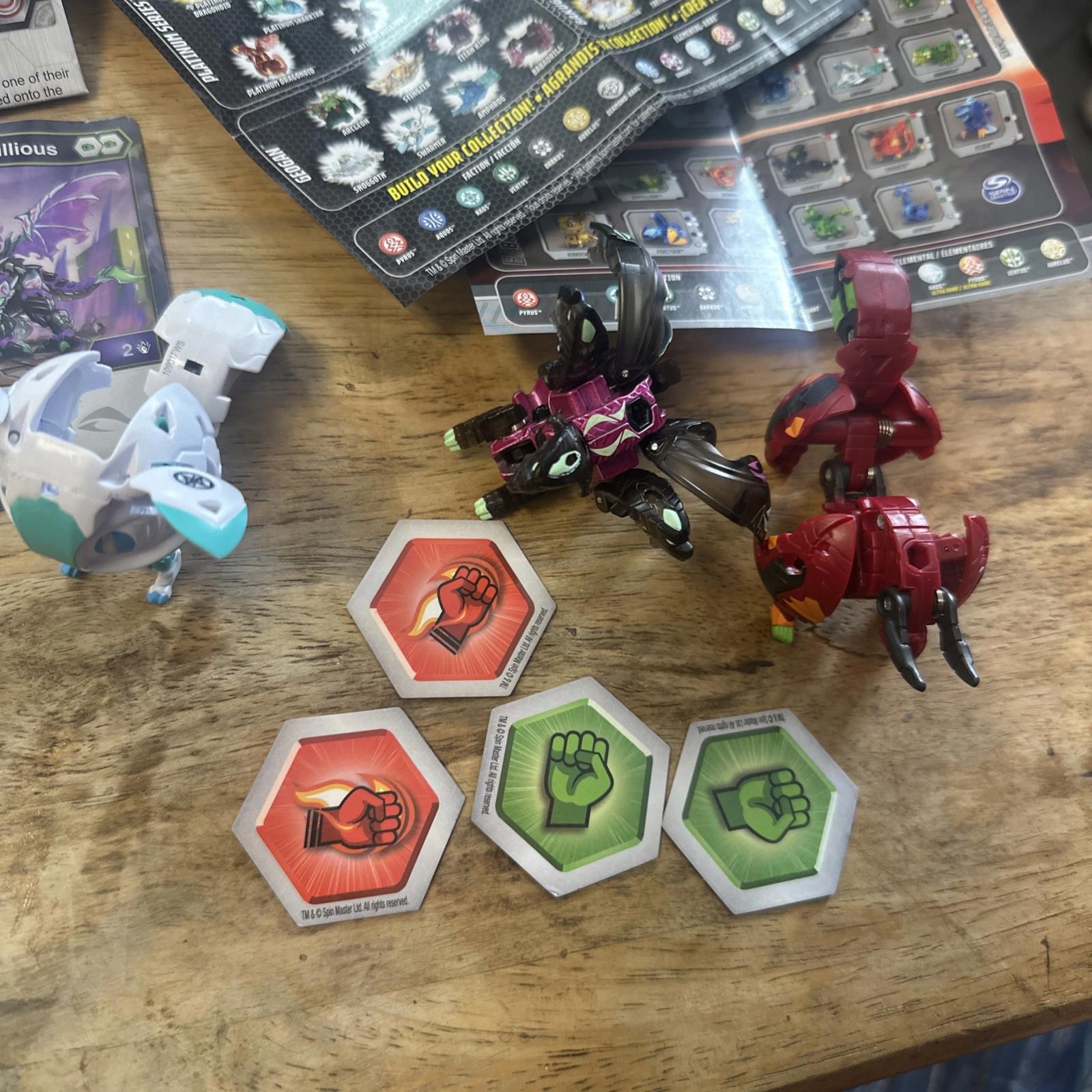 Bakugan Battle Brawlers And Cards 17 Used Magnetic Cards