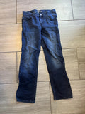 Cat & Jack Blue Jeans Girls Size 14 Straight Stretch Closure