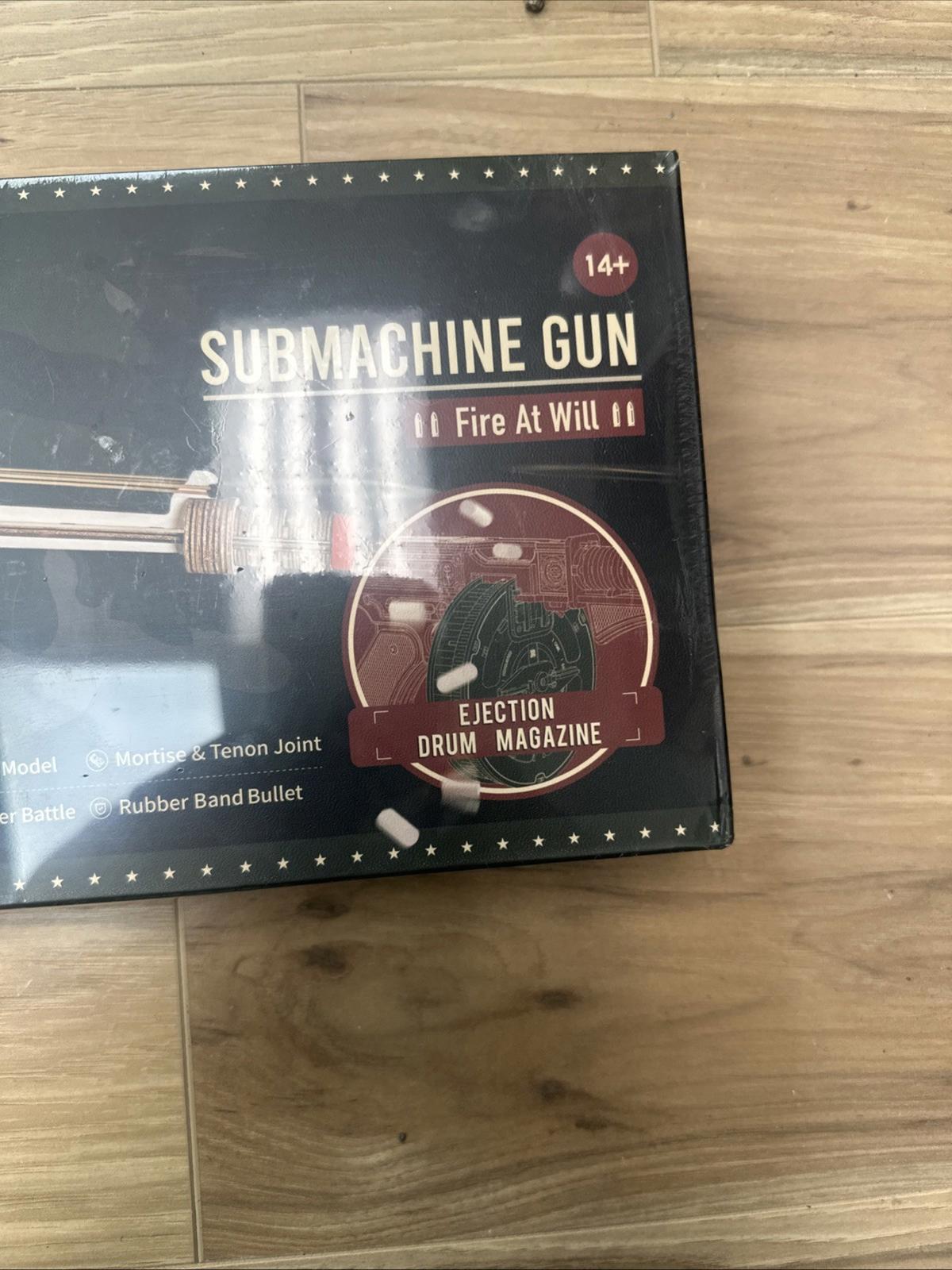 Rokr Wooden Puzzle Submachine Gun Justice Guard Age 14+ New