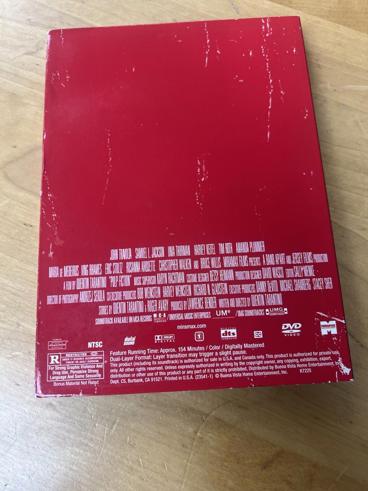 Pulp Fiction (DVD, 2002, 2-Disc Set, Collectors Edition)