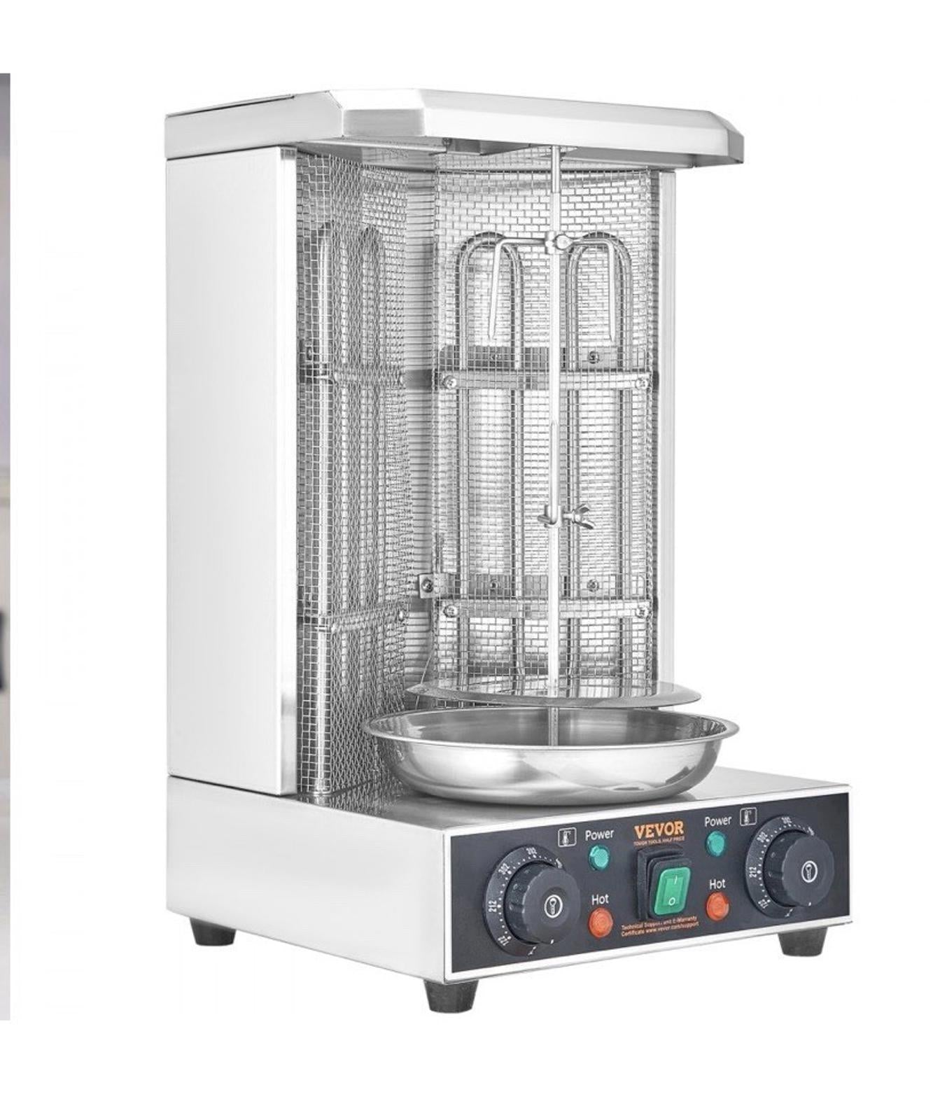 VEVOR Stainless Steel Shawarma Machine Vertical Rotisserie