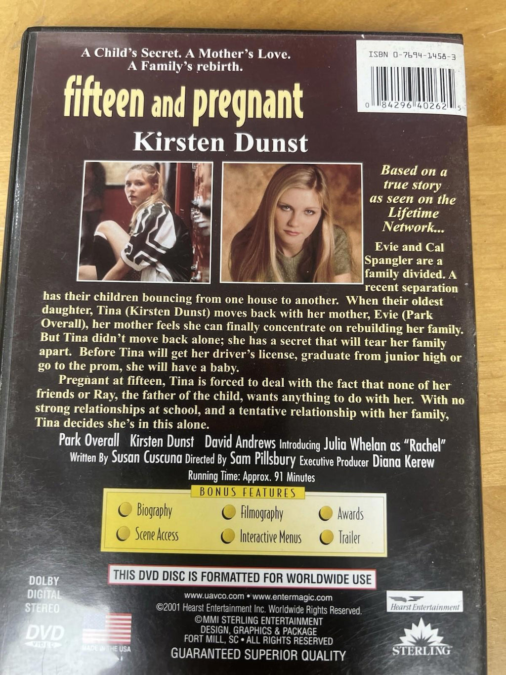 Fifteen and Pregnant [DVD] Park Overall,Kirsten Dunst,David