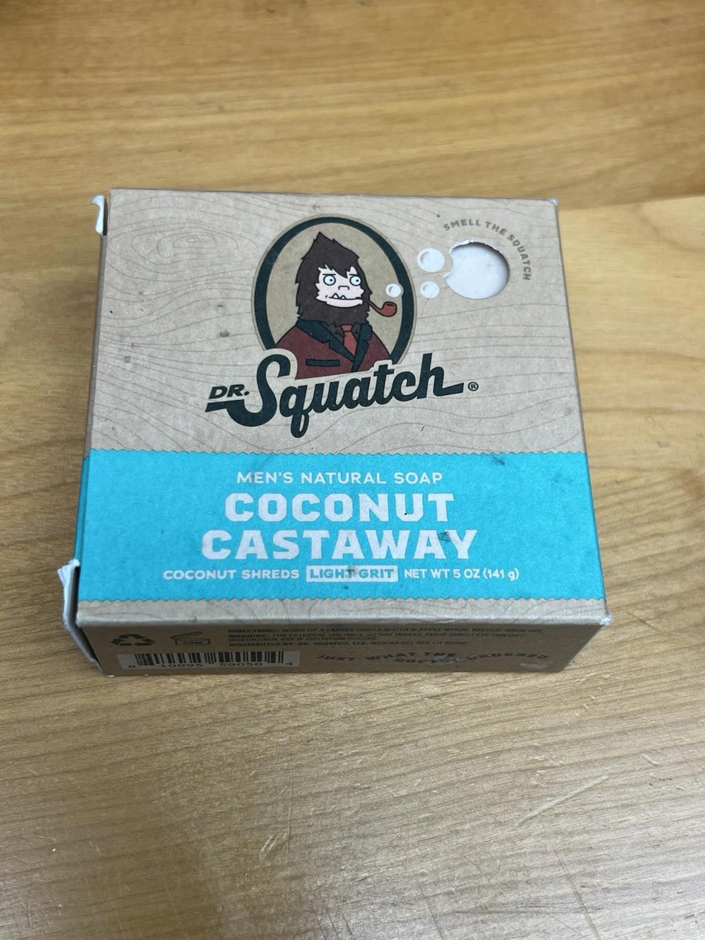 Dr. Squatch Coconut Castaway Men’s Soap 5 oz Brand NEW Seale