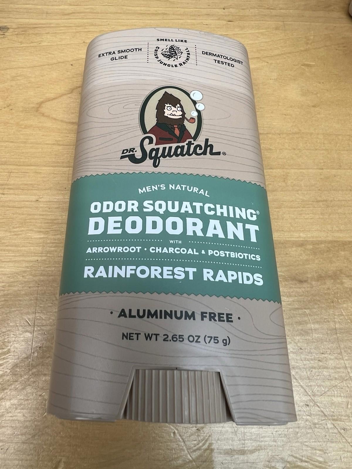 DR. SQUATCH Men's Natural Deodorant - Rainforest Rapids