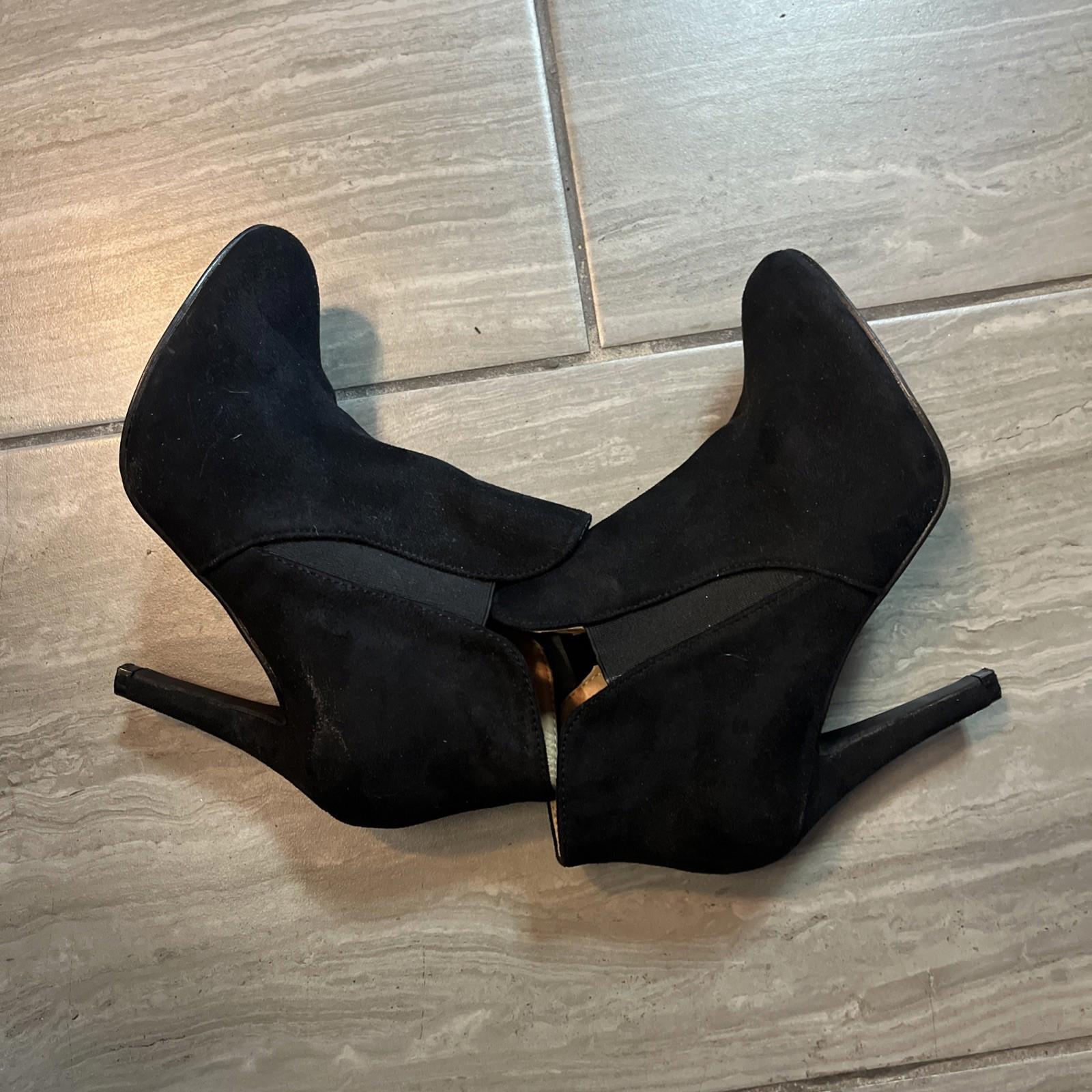 Ankle Boot Bella Marie Kendall 7.5 Suede Black Pumps Booties