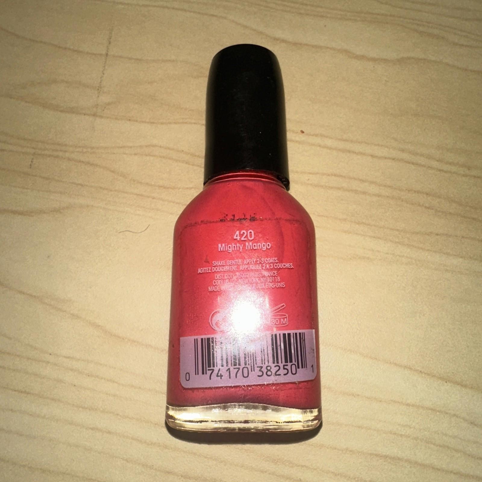 Sally Hansen Hard As Nails #420 Mighty Mango Nail Polish
