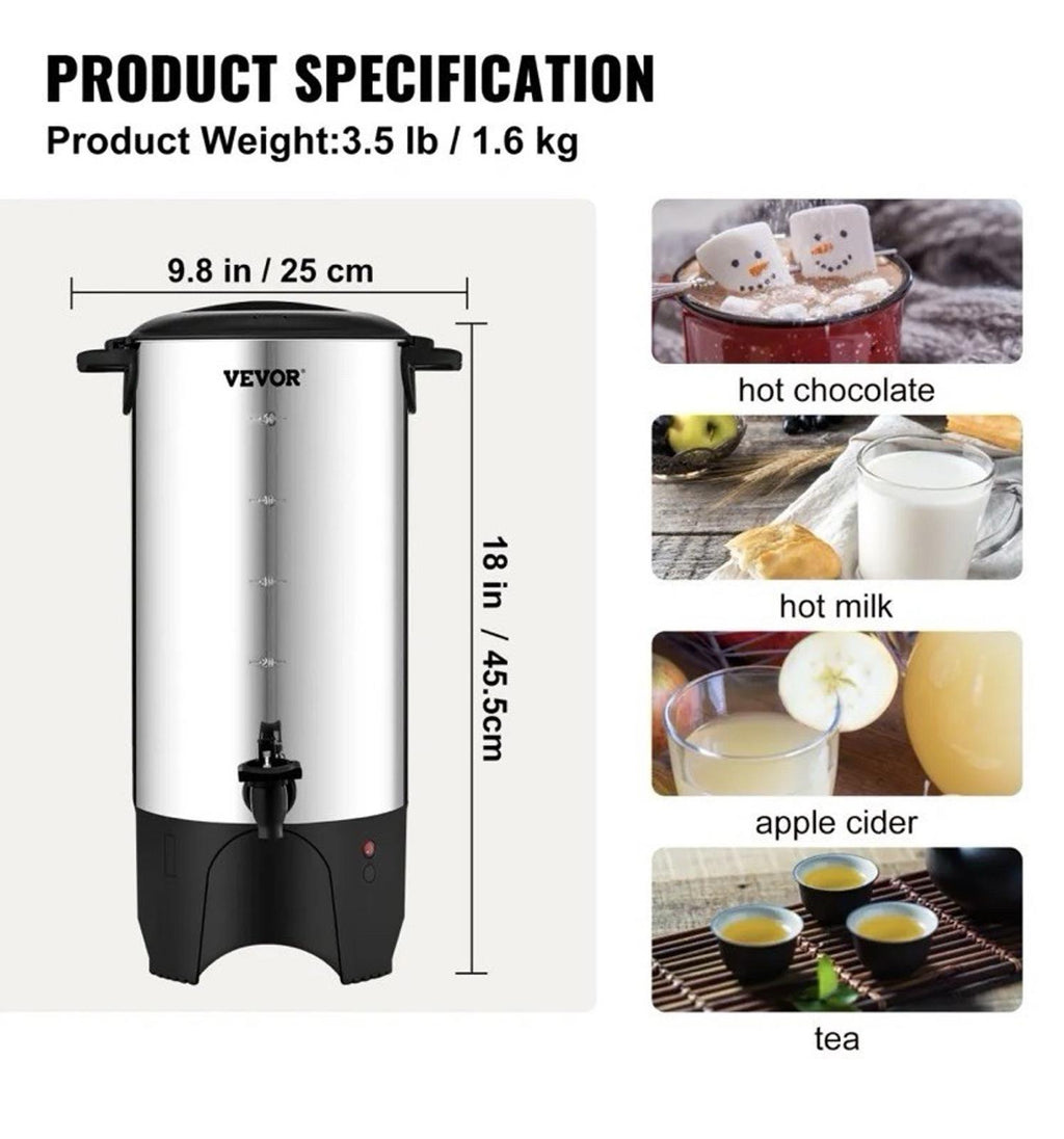 Vevor KLY-7.4K Electric Coffee Boiler New