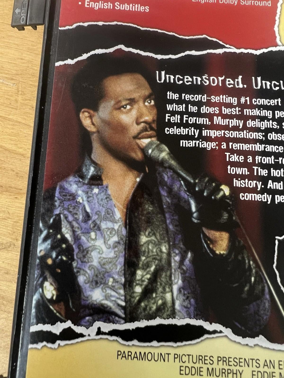 Eddie Murphy Raw (DVD, 1987, Widescreen) Eddie Murphy