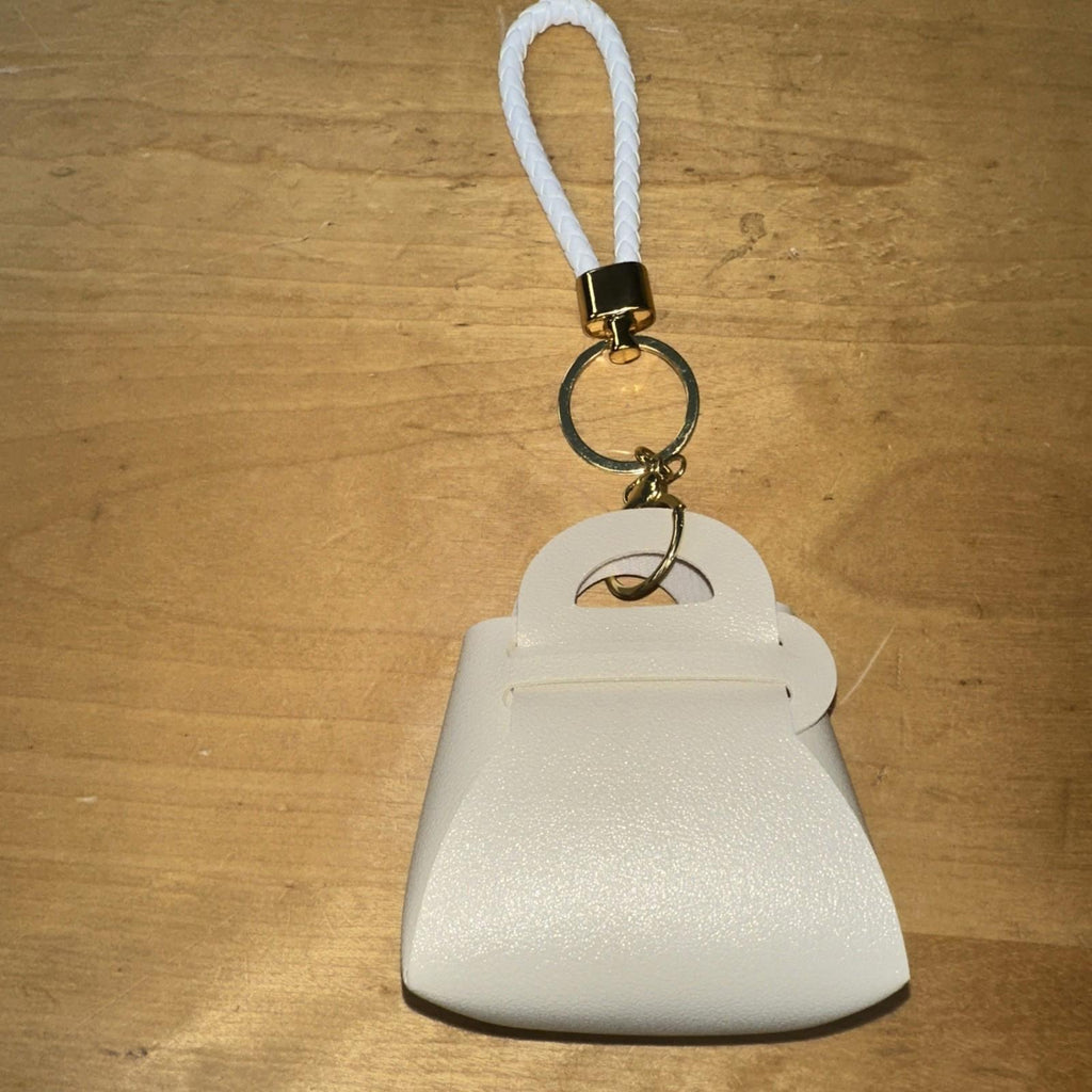 Bag Pendant Earphone Bag Keychain Storage Small Bag Solid