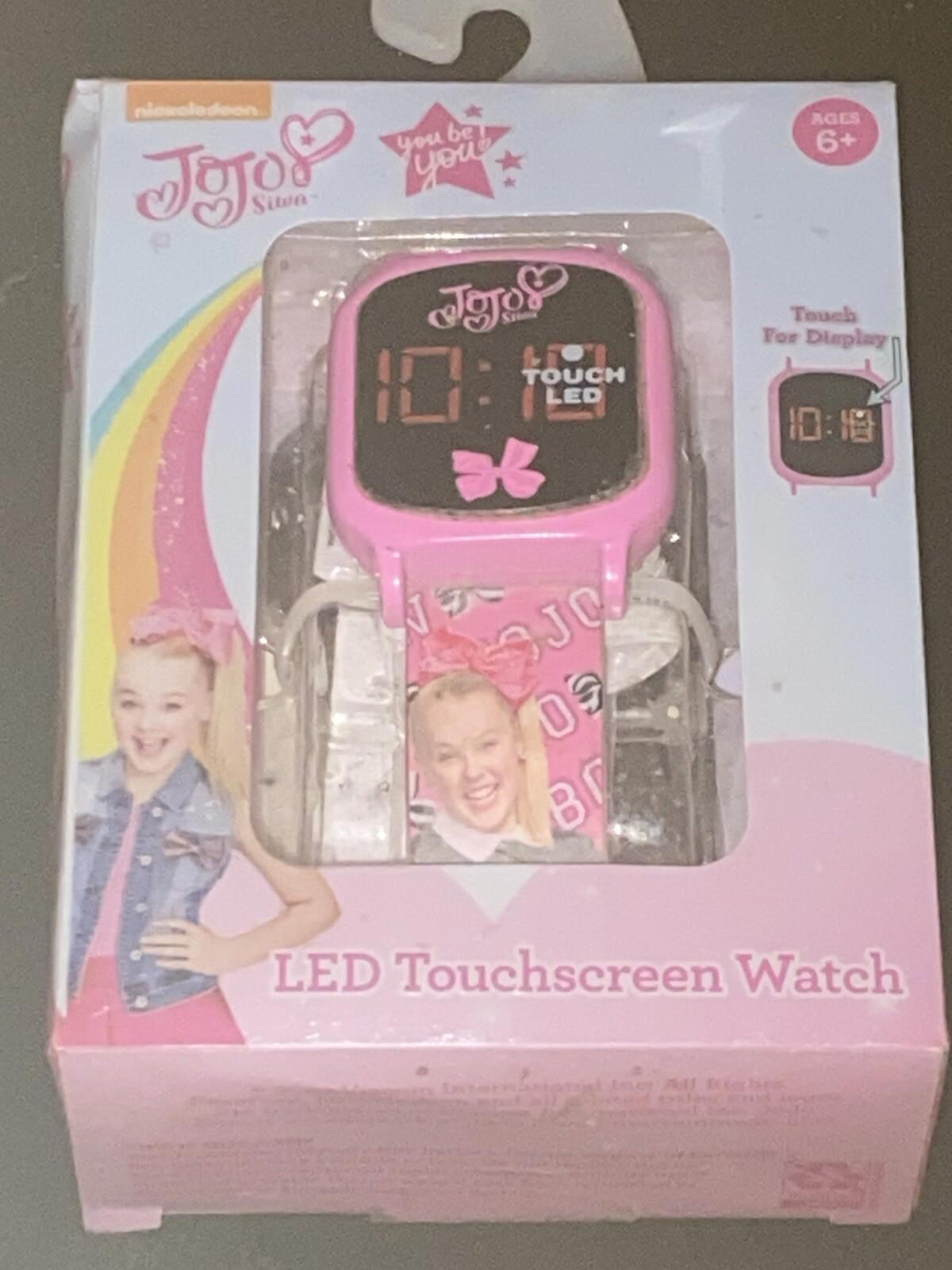 New "JOJO Siwa LED Digital Touch Screen Watch"