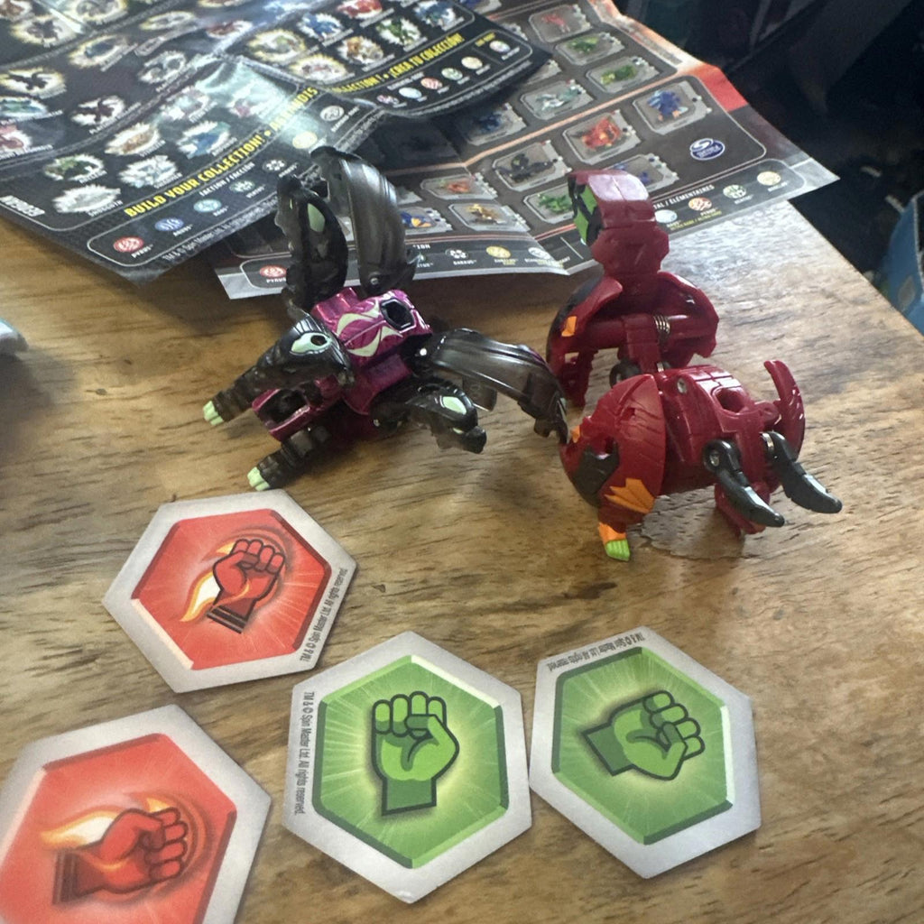 Bakugan Battle Brawlers And Cards 17 Used Magnetic Cards