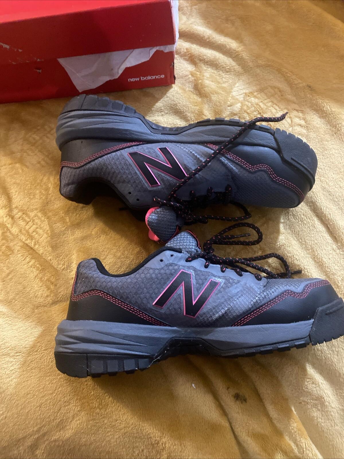 NEW BALANCE WID589T1 WOMEN'S COMPOSITE TOE SAFE GRAY PINK 10