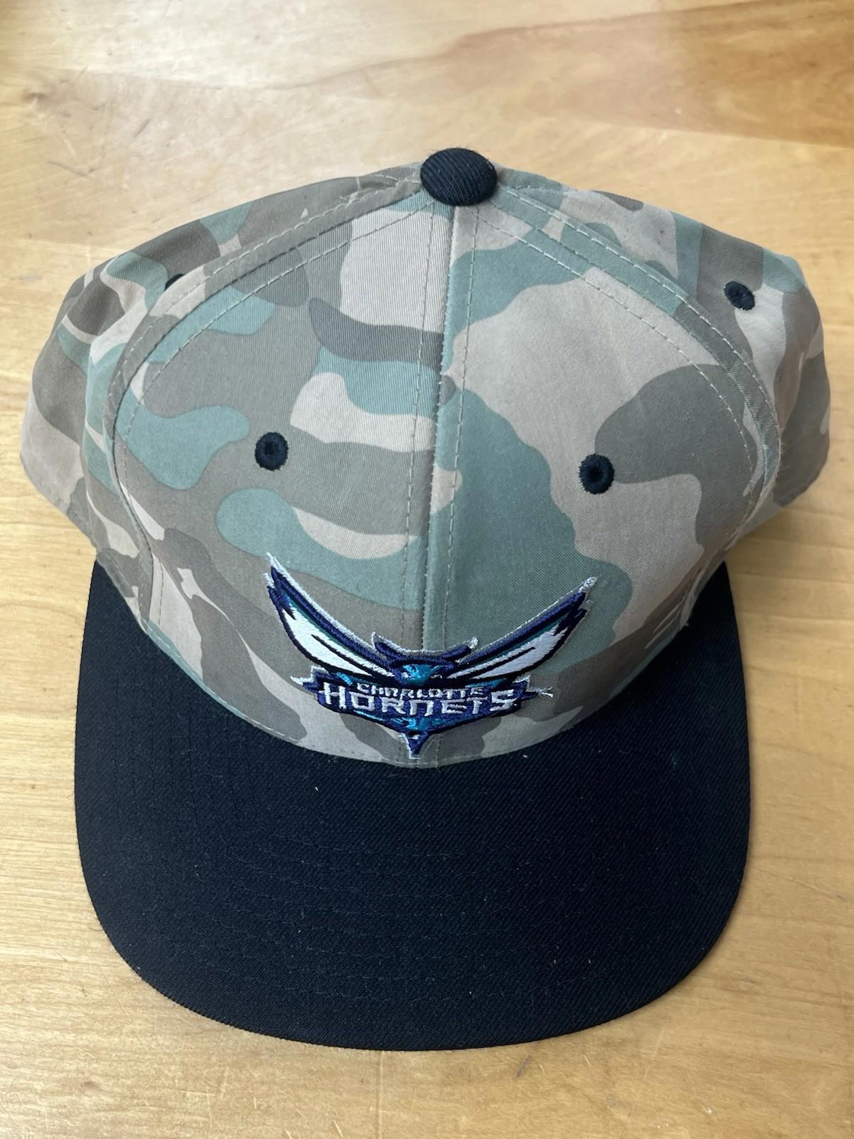 Charlotte Hornets Mitchell And Ness Camo Hat