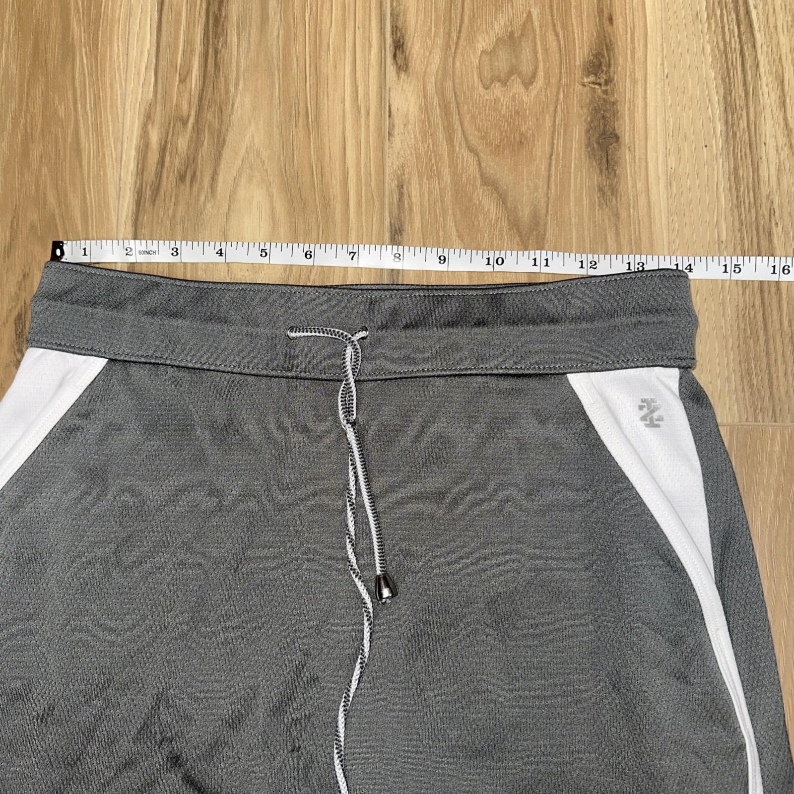 Izod Golf Gray White Drawstring Elastic Skort Size Small