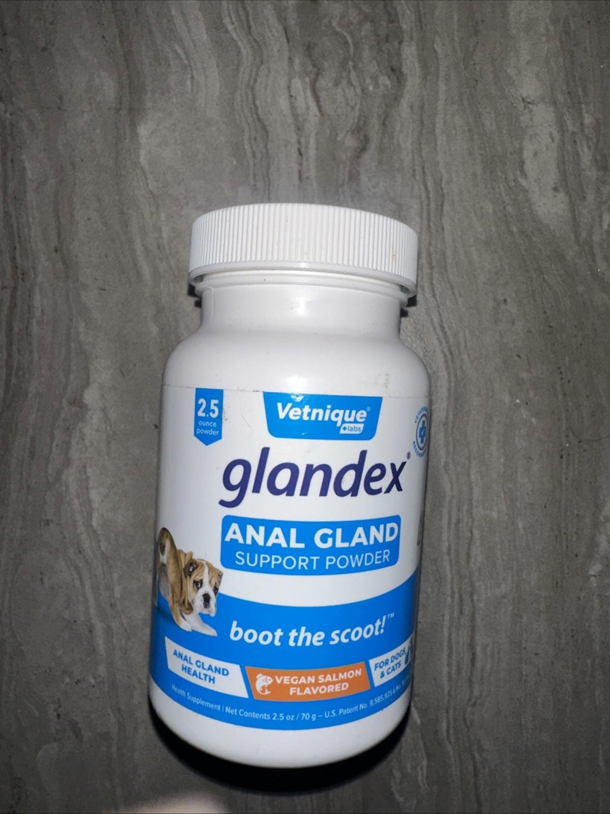 Glandex Anal Gland Support Fiber Supplement Dogs Cats 2.5 oz