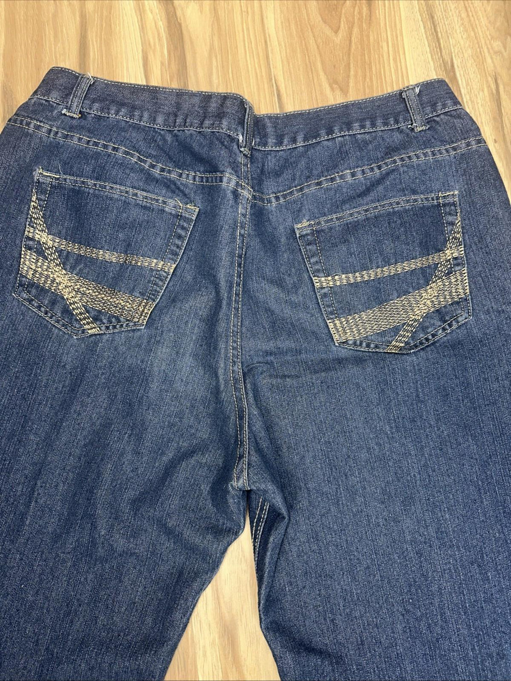 Jeanetix Blue Denim Hip Hop Bermuda Shorts Size 40