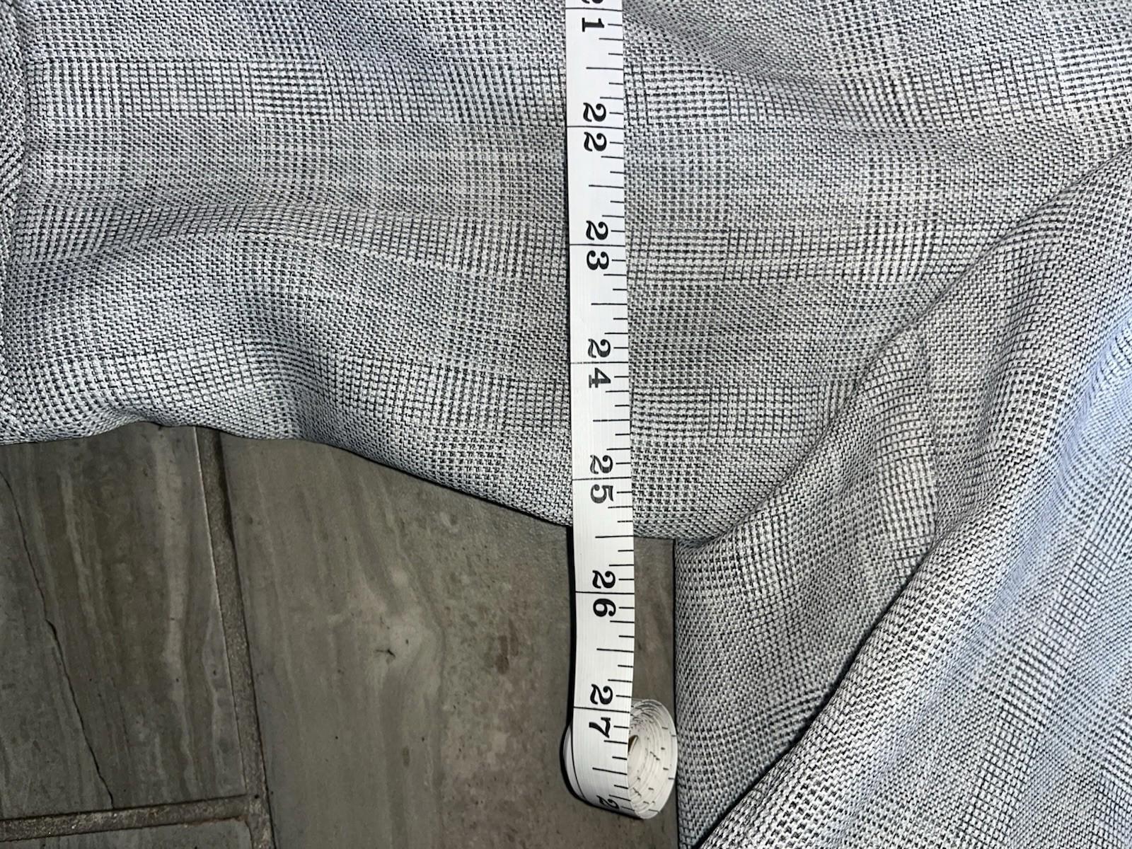 T.Milano Gray Plaid 3/4 Sleeve Ruffle Jacket Skirt Set 22W