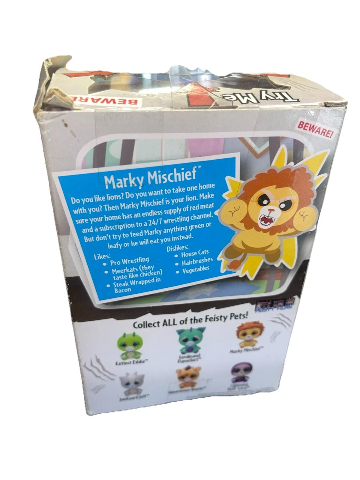 NEW! Feisty Pets - Marky Mischief Lion 4"  Figure Beware!