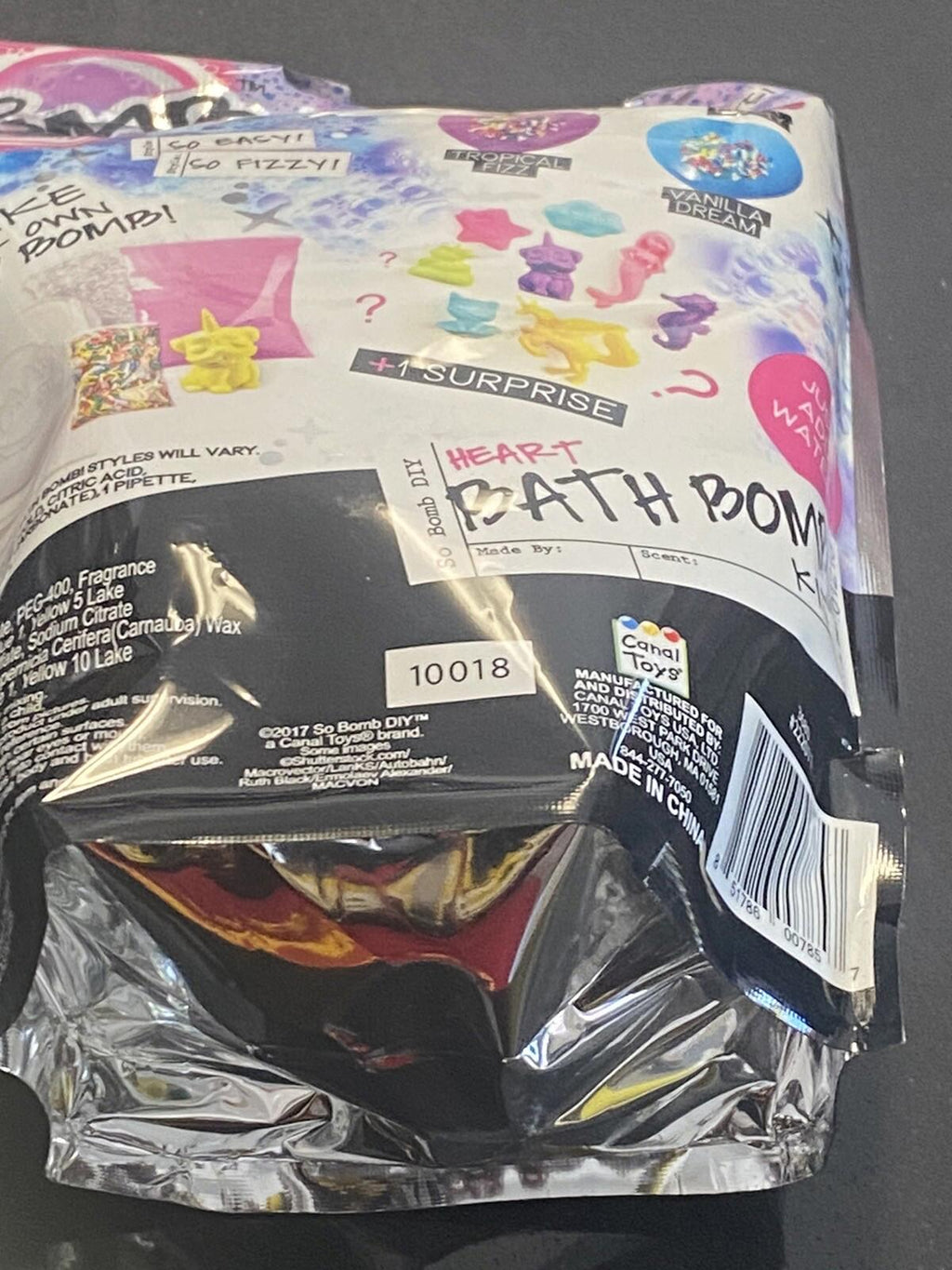 So Bomb DIY Kit Heart Bath Bomb Kit With Surprise Ages 6+New
