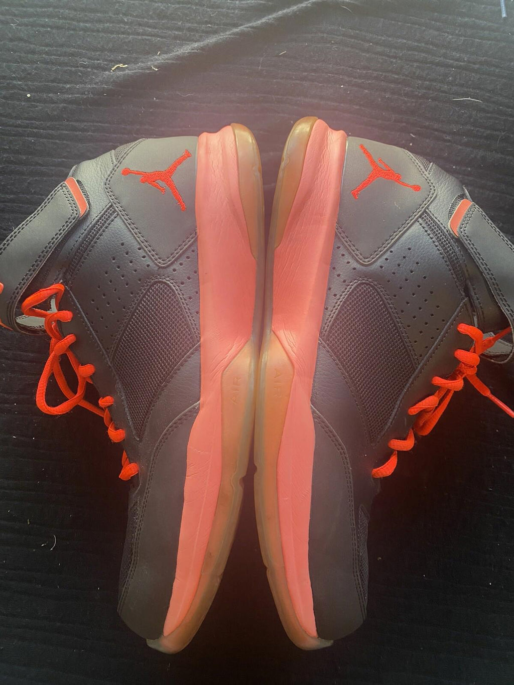 Jordan BCT Mid 2 Black Red Infrared Shoes  11.5 616362-023