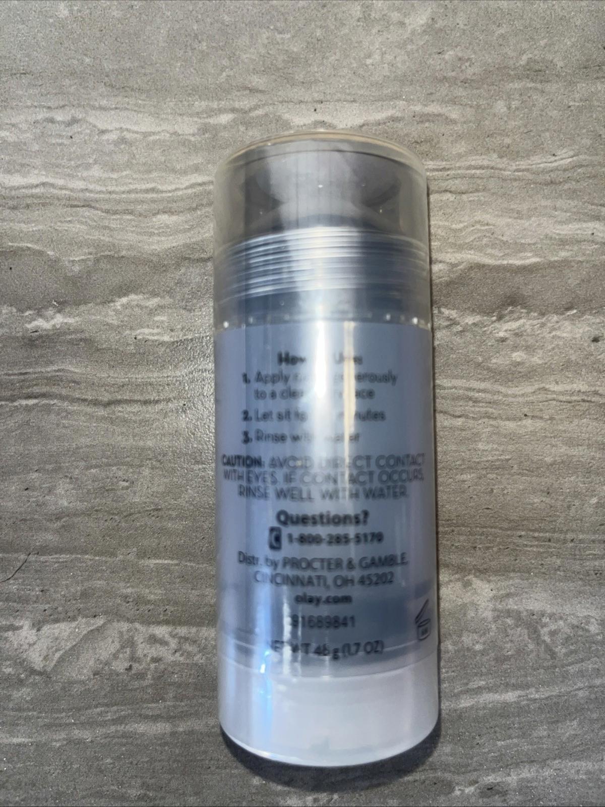Olay Masks Clay Stick White Charcoal Pore Detox 1.7 oz