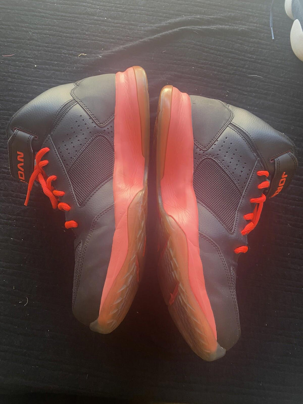 Jordan BCT Mid 2 Black Red Infrared Shoes  11.5 616362-023
