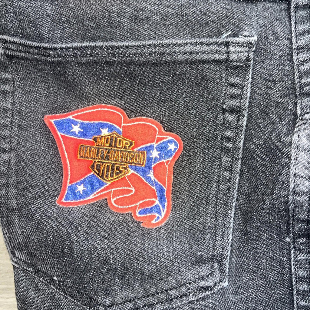 Wrangler Harley Davidson Black Jeans Size 36x30