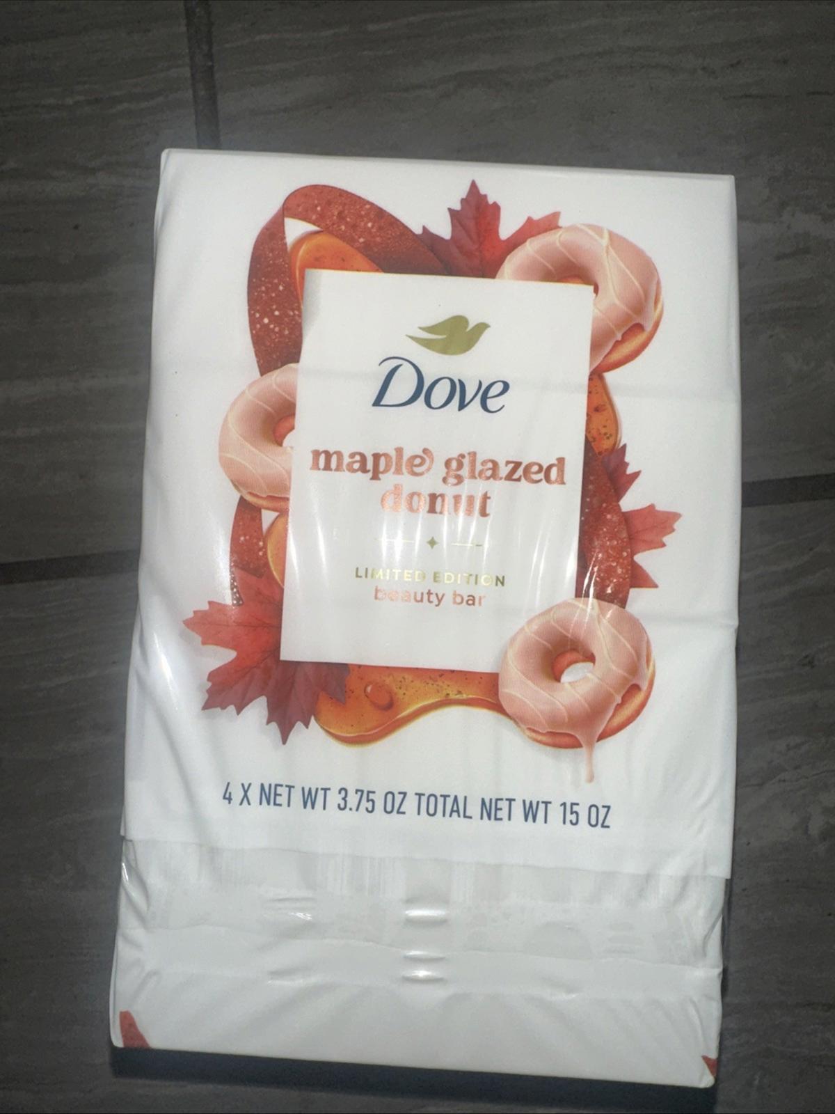 Pack Of 4 Bars Dove Limit Beauty Bar Soap Maple Glazed Donut