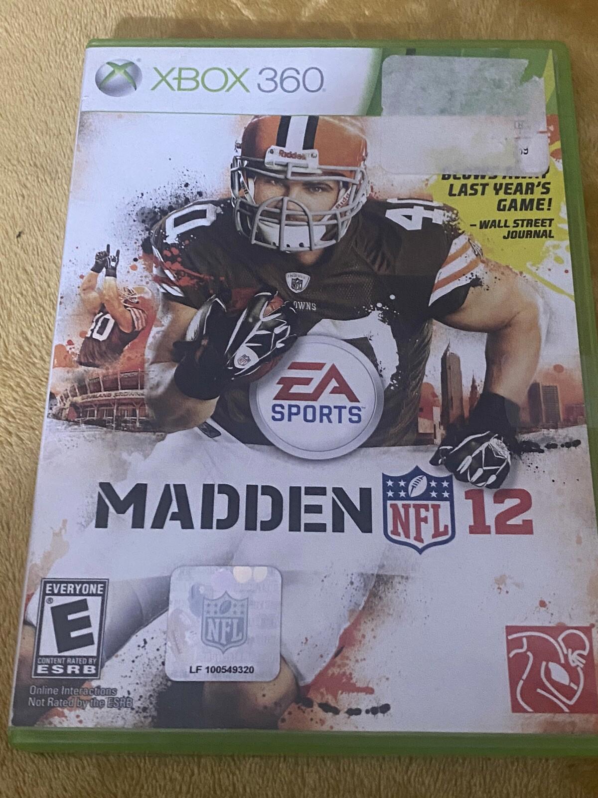 Madden NFL 12 (Microsoft Xbox 360, 2011) Tested