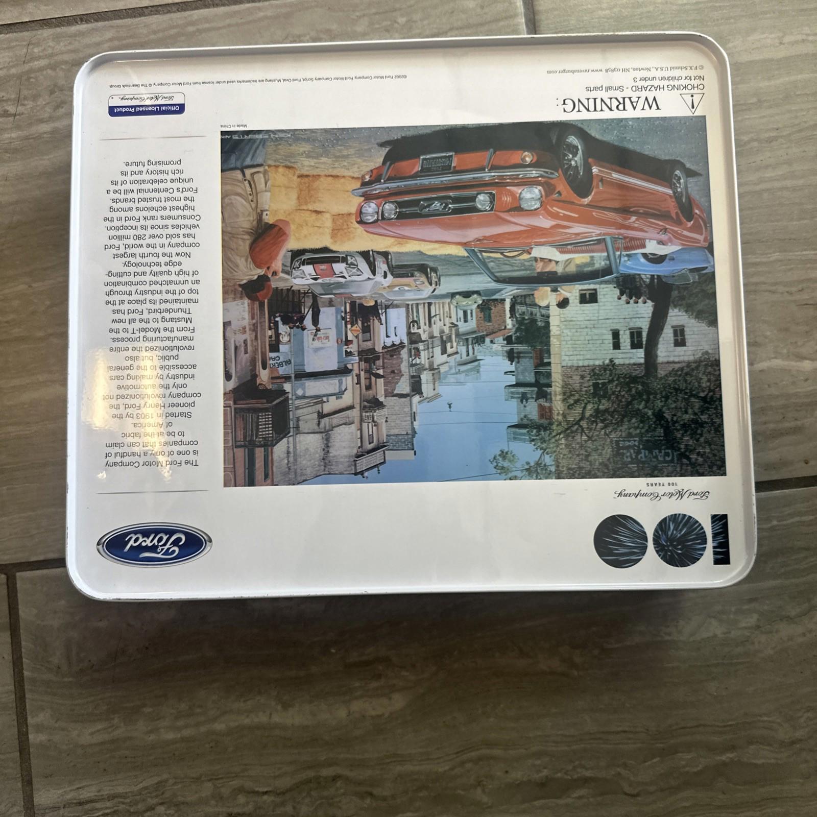 Ford 100th Anniversary Puzzle With Embroidered Tin