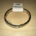 True White Stretch Bangle Bracelet