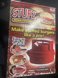 STUFZ Burger Stuffer Hamburger Maker Stuff BBQ As Seen On TV