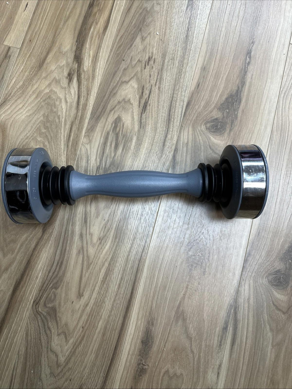 Shake Weight 5 lb Dumbbell Chrome Black Adjustable Training