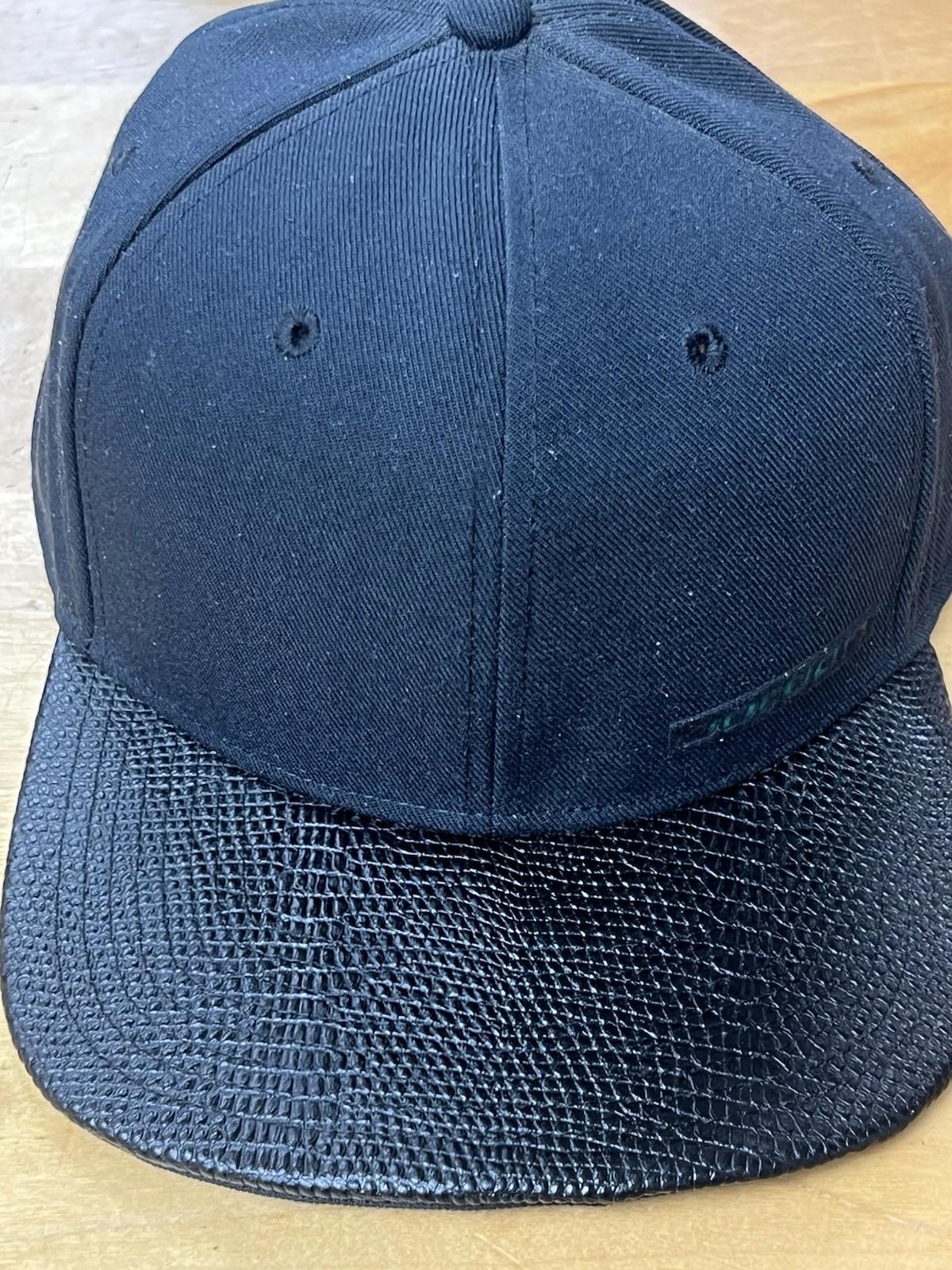 Air Jordan Men Black Leather Brim SnapBack NBA Basketball